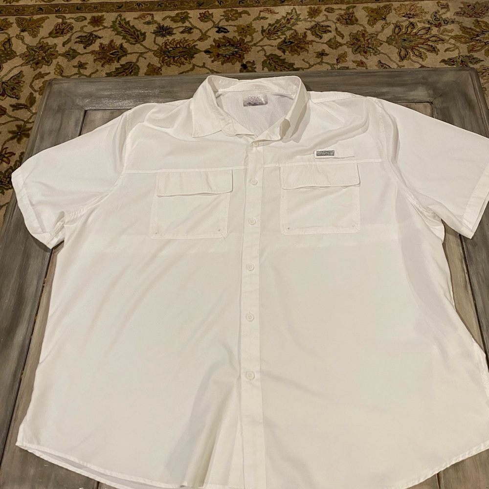 Ocean + Coast Men's Classic White Button Down Shirt